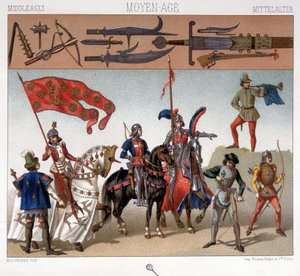 Military costumes in the Middle Ages between 1439 and 1450. In 