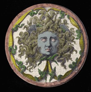 Mythology: representation of the Medusa, one of the three Gorgons by Unknown artist