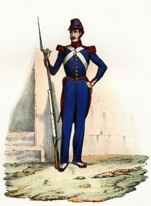National Guard or African Militia of Algiers, created in 1830 by General Clausel of the French army of Africa, to ensure order in the city. In 