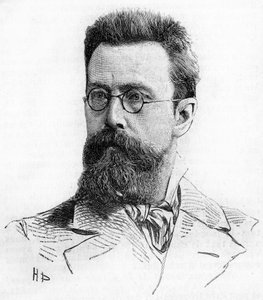 Nicholas Rimsky-Korsakov (1844-1908), Russian composer by Unknown artist
