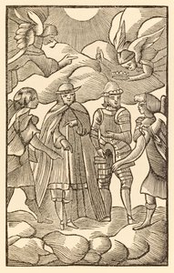 Now, Now Look How the Holy Pilgrims Ride, Clouds are Their Chariots, Angels are Their Guide from The Pilgrims Progress From This World, To That Which Is To Come by John Bunyan (1628-1688) by Unknown