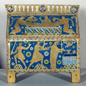 Object of Art: Enamel Hunting, Gold and Copper by Saint Thomas Becket