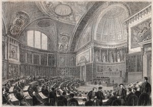 Opening of the Session of the Senate and Admission of General Charles Cousin Montauban, Viscount de la Gueronniere et de Forcade, December 2 by Unknown artist