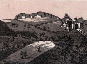 Palestine: view of the city of Bethlehem in 
