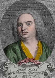 Portrait of Paolo Antonio Rolli (1687-1765), Italian poet
