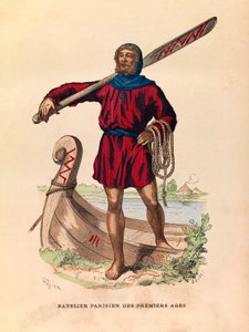 Parisian boatman during Antiquity by Unknown artist