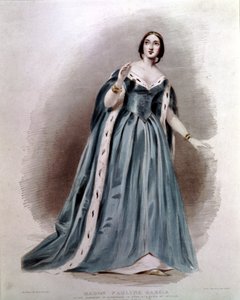 Pauline Viardot-Garcia (1821-1910), French singer, in the role of Desdemona. Otello by Gioacchino Rossini by Unknown artist