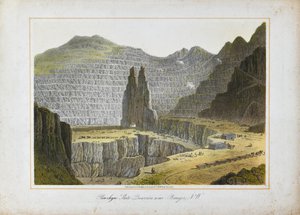 Penrhyn Slate Quarries, Near Bangor, North Wales by Unknown artist
