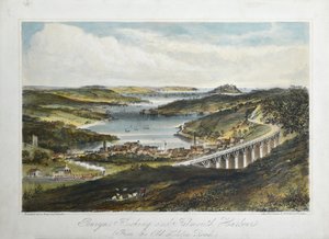 Penryn, Flushing and Falmouth Harbours (from the Old Helton Road), c.1860-80 by Unknown artist
