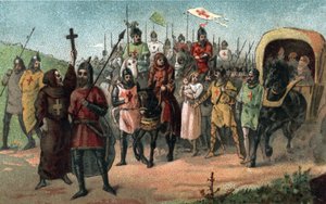 Peter the Hermit Preaching the Crusade (1095 - 1099)