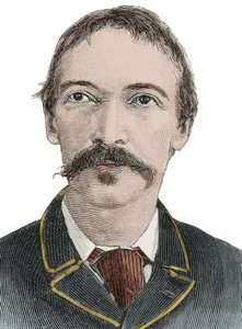 Portrait Robert Louis Stevenson (1850-1894) - British writer by Unknown artist