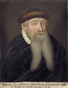 Portrait of Johannes Gutenberg by Unknown artist
