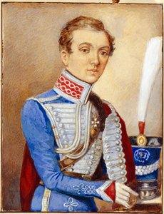 Portrait of Nadezhda Durova by Unknown artist