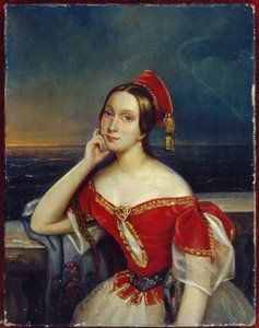 Portrait of the Ballerina Marie Taglioni (1804-1884)