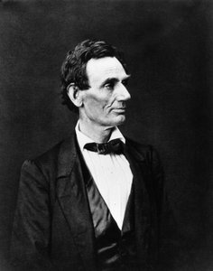 Portrait of Abraham Lincoln, American statesman (1809 to 1865) by Unknown artist