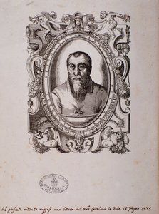 Portrait of Adrian Willaert (woodcut)