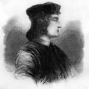 Portrait of Aldo Manuzio (Alde Manuce) (1449 - 1515).