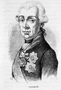 Portrait of Alexander Suvorov (1729-1800), Russian Marshal by Unknown artist