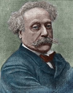 Portrait of Alexandre Dumas Jr., French writer by Unknown artist