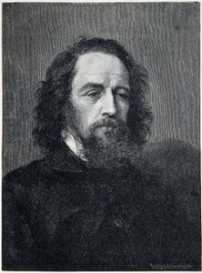 Portrait of Alfred, Lord Tennyson by Unknown artist