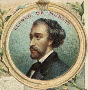 Portrait of Alfred de Musset (1810-1857), French writer by Unknown artist