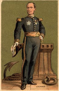 Portrait of Amédée Anatole Courbet, French Admiral (1827 -1885)