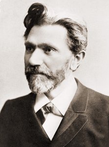 Portrait of August Bebel, German politician (1840-1913)