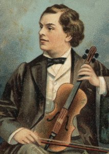 Portrait of August Wilhemj, German violinist by Unknown artist