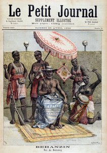 Portrait of Behanzin (1844-1900), king of Dahomey (Benin) - in 
