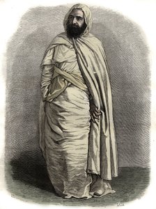 Portrait of Ben Mahi Ed Din Abd El Kader, Emir of Mascara by Unknown artist