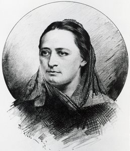 Portrait of Bozena Nemcova by Unknown artist