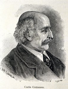 Portrait of Carlo Cattaneo (1801-1869) by Unknown artist