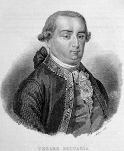 Portrait of Cesare Bonesana, Marquis de Beccaria (1738-1794), Italian Jurist by Unknown artist