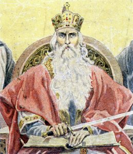 Portrait of Charlemagne (engraving) by Unknown artist