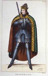 Portrait of Charlemagne or Charles I the Great, King of the Francs (engraving of 1830) by Unknown artist