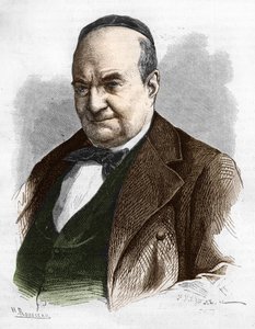 Portrait of Charles Augustin Sainte Beuve (1804 - 1869) (Sainte-Beuve), writer, journalist and literary critic.