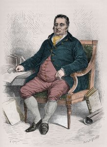 Portrait of Charles James Fox (1749-1806) British politician - Engraving in 