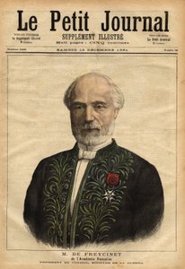 Portrait of Charles de Freycinet, engineer, member of the academie des sciences and of the academie francaise, politician, repeatedly president of the council by Unknown artist