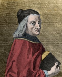 Portrait of Cristoforo Landino, Italian humanist by Unknown artist