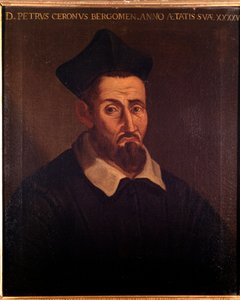 Portrait of Domenico Pietro Ceron, Italian music theorist, singer and priest by Unknown artist