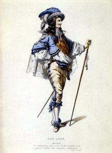 Portrait of Don Juan in foot, 19th century by Unknown artist