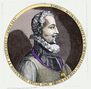 Portrait of Don Juan of Austria (1547-1578), Illegitimate Son of Charles V (Engraving)