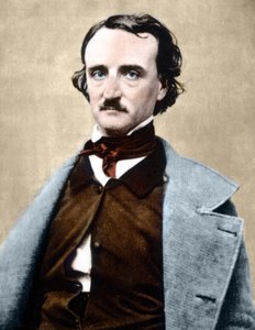 Portrait of Edgar Allan Poe, American writer