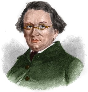 Portrait of Eduard Morike, German romantic writer by Unknown artist