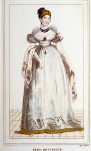 Portrait of Elisa Bonaparte (Maria Anna dit Eliza)
