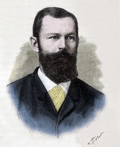 Portrait of Emil Hermann Fischer (1852-1919), German Chemist by Unknown artist