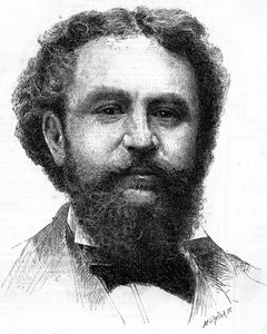 Portrait of Emile Bergerat (1845-1923), French writer by Unknown artist
