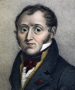Portrait of Emmanuel de Las Cases (1766-1842) French historian - engraving of the 19th century by Unknown artist