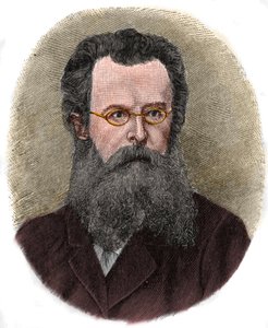 Portrait of Felix Dahn (1834-1912), German writer, professor and historian.