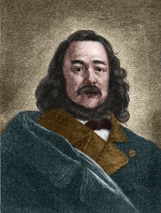 Portrait of Ferdinand Freiligrath, German writer by Unknown artist